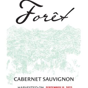 La Ferme de la Foret Cabernet Sauvignon label